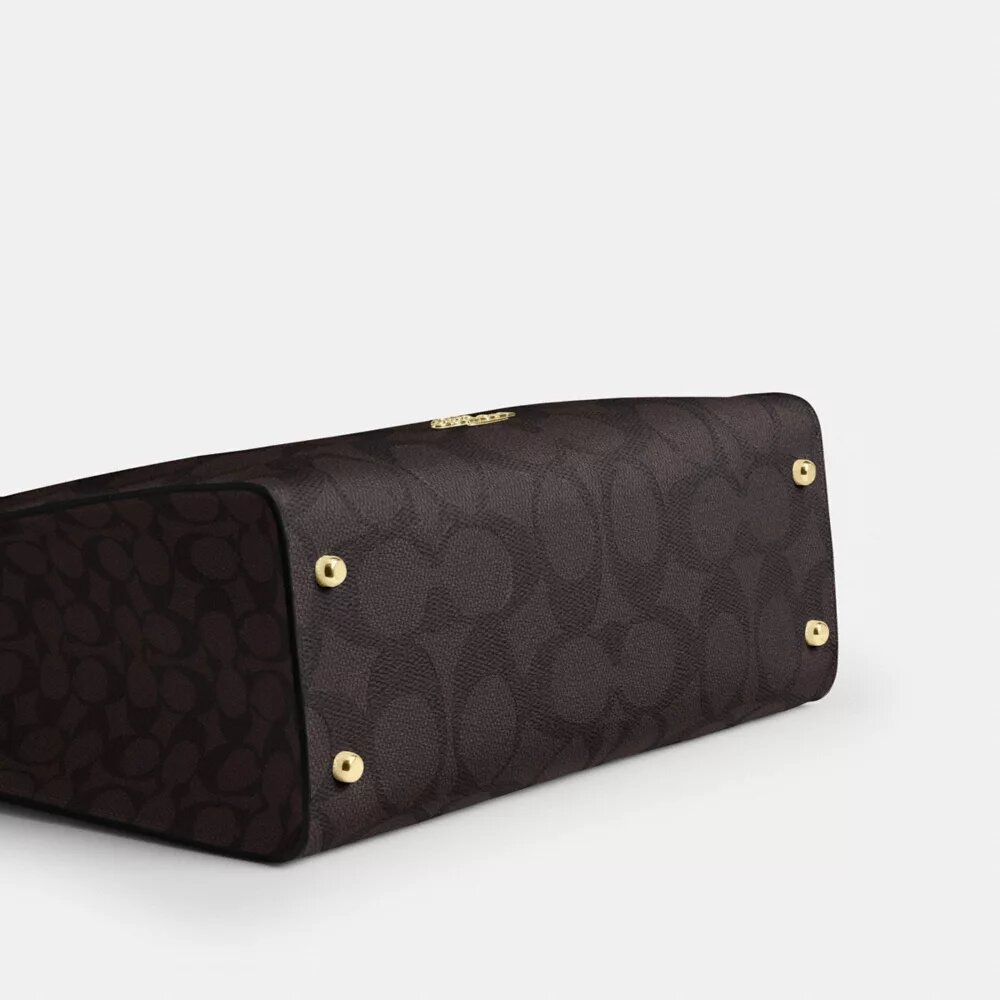 Torba Maggie z Signature Canvas w blokowe wzory