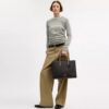 Torba Maggie z Signature Canvas w blokowe wzory