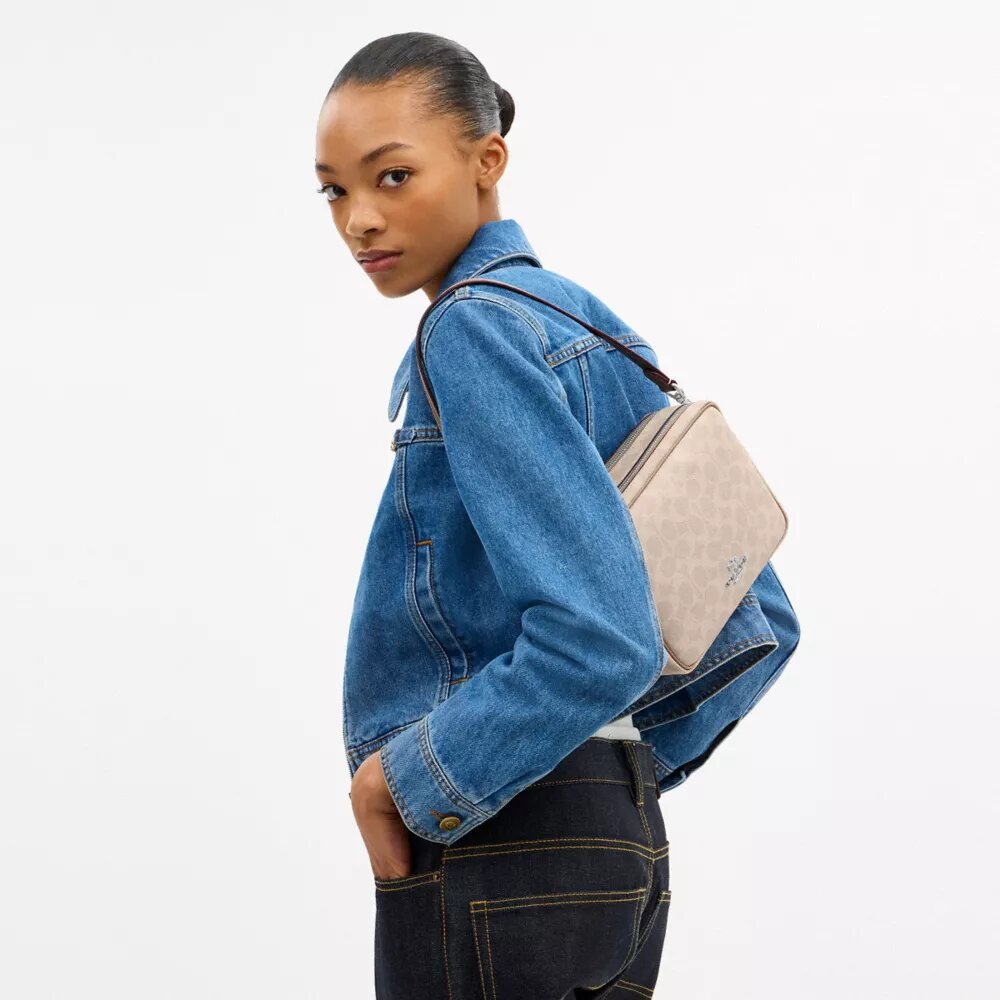Torba na ramię Carey z Signature Canvas