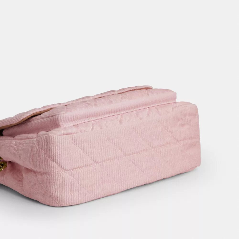 Torba na ramię Elodie z dżinsu „Loved Denim” z pikowaniem