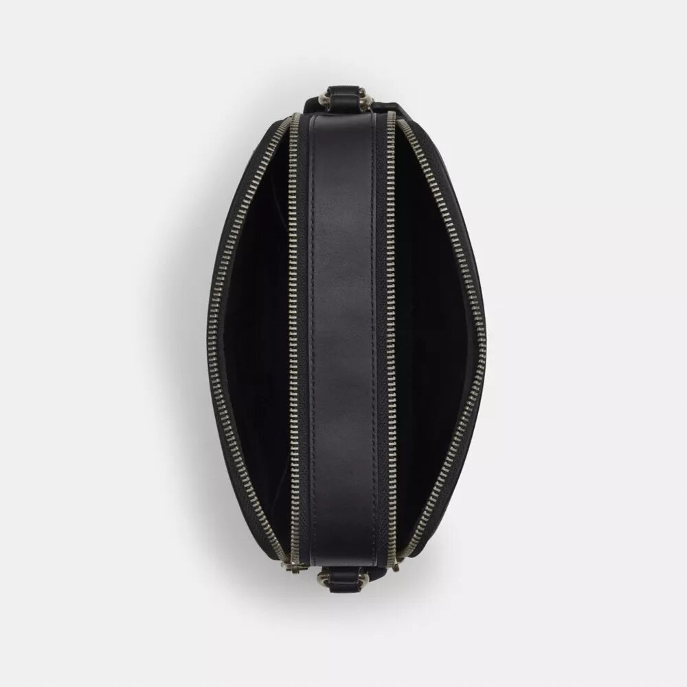 Torba na ramię Graham z Signature Canvas w paski w stylu uniwersyteckim