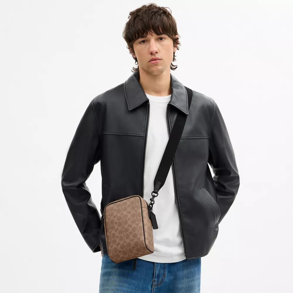 Torba na ramię Tristan 14 z Signature Canvas