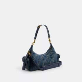 Torba Pocket Juliet 30 z odnawialnego dżinsu bawełnianego z pikowaniem