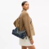 Torba Pocket Juliet 30 z odnawialnego dżinsu bawełnianego z pikowaniem