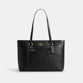 Torba Shopper Station Tote z charakterystycznej skóry