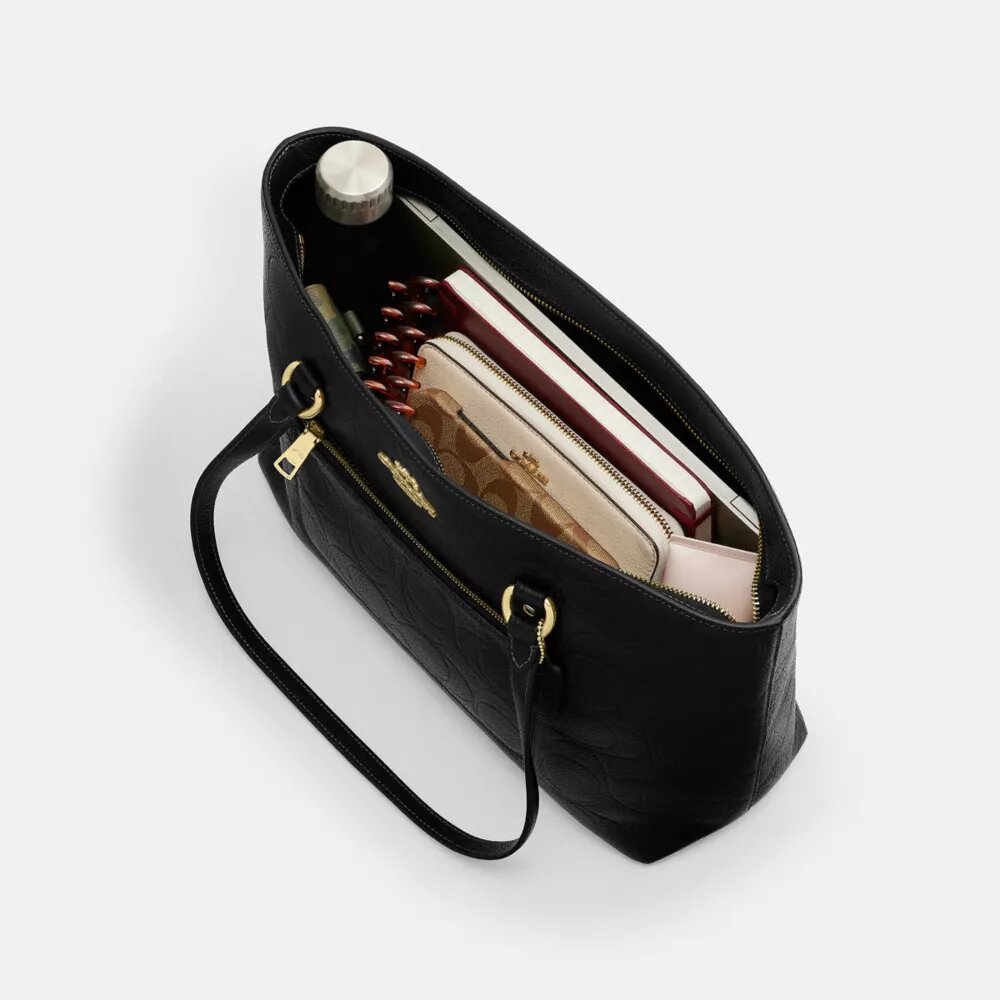 Torba Shopper Station Tote z charakterystycznej skóry
