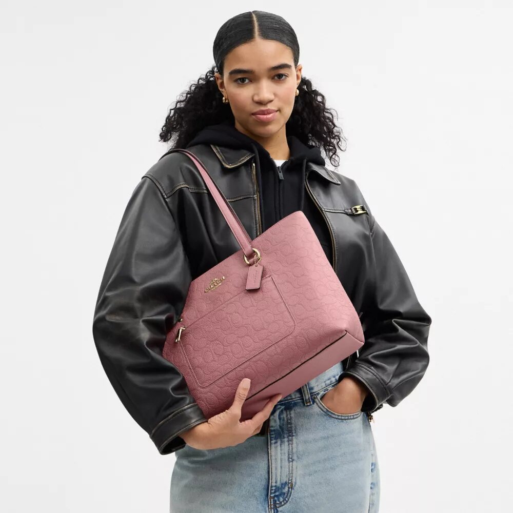 Torba Shopper Station Tote z charakterystycznej skóry