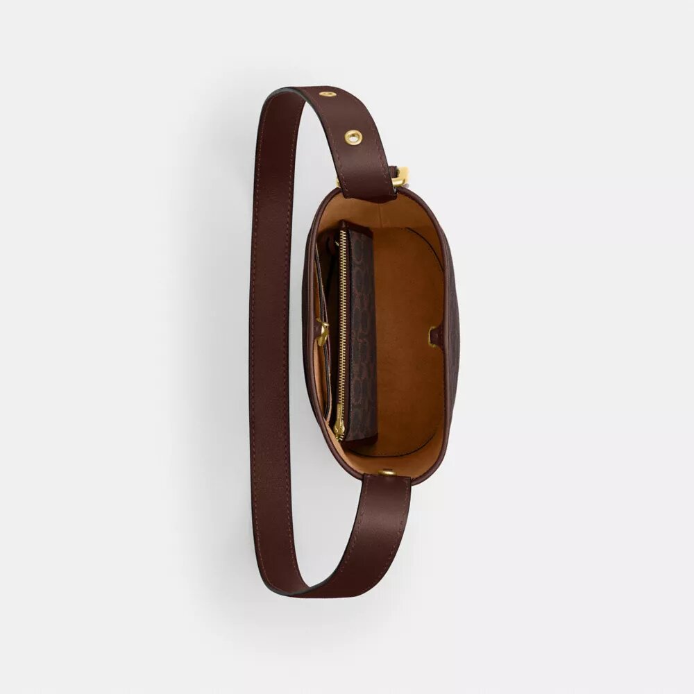 Torba typu bucket Bleecker 21 z Signature Canvas