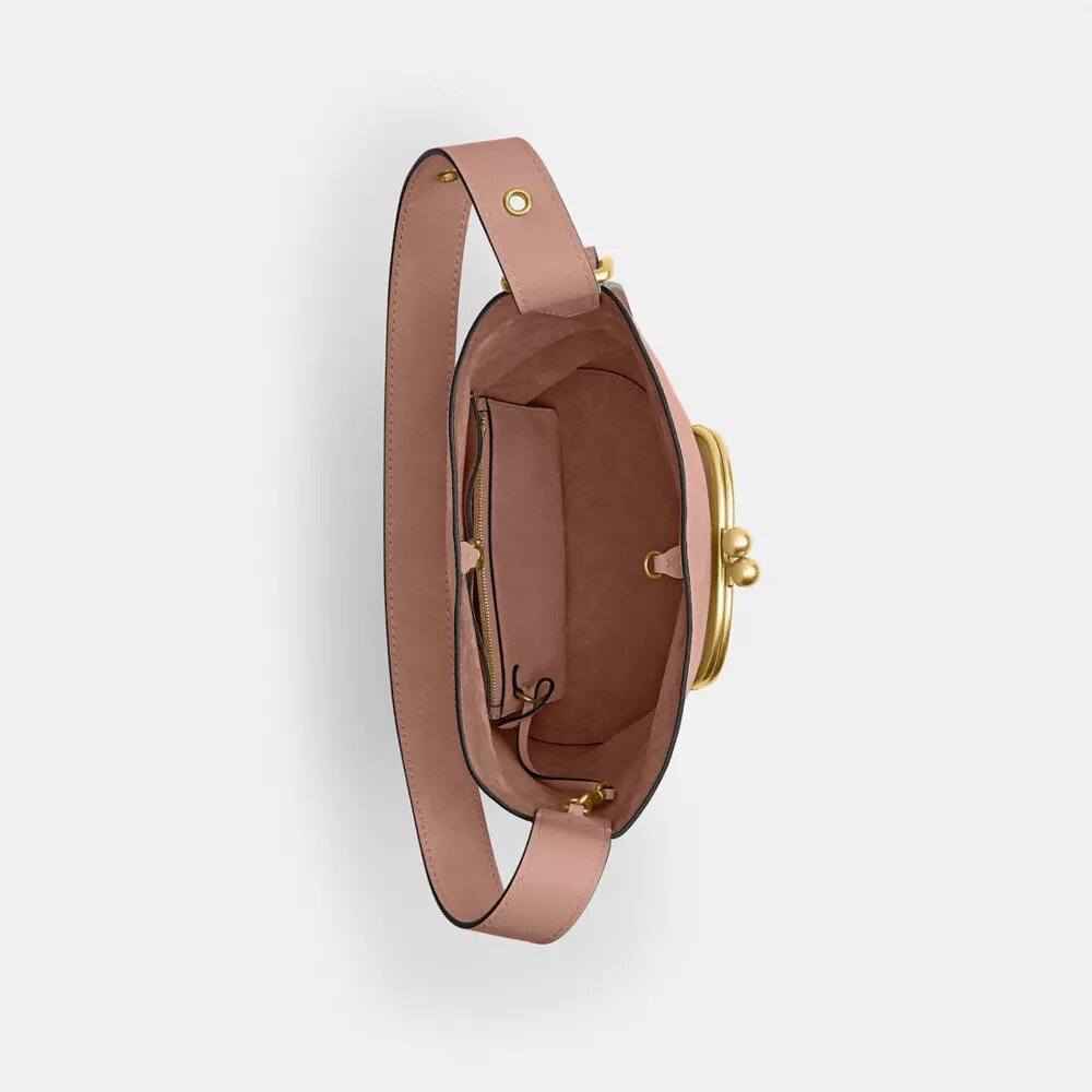 Torba typu bucket Bleecker z zapięciem Kisslock