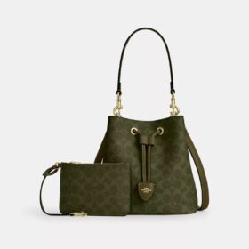 Torba typu bucket Rowan z Signature Canvas