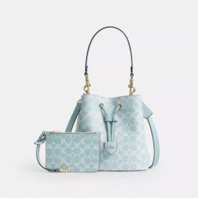 Torba typu bucket Rowan z Signature Canvas