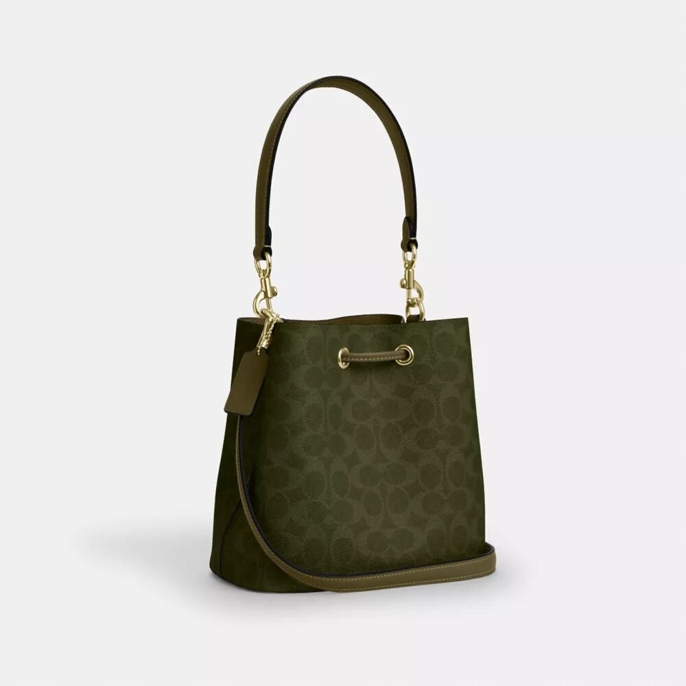 Torba typu bucket Rowan z Signature Canvas