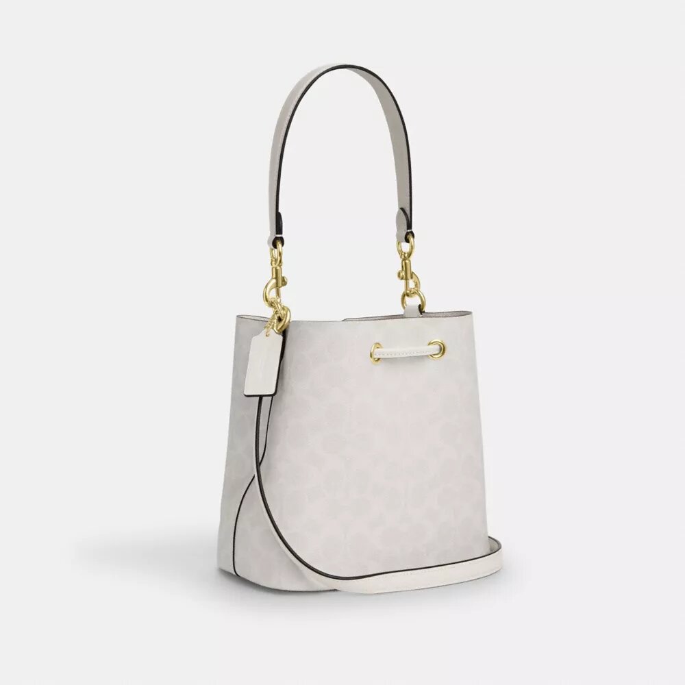 Torba typu bucket Rowan z Signature Canvas