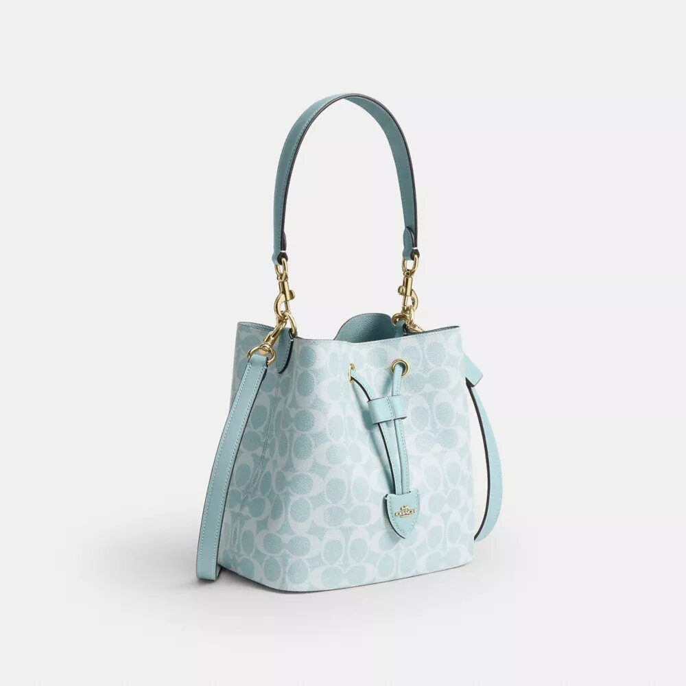 Torba typu bucket Rowan z Signature Canvas