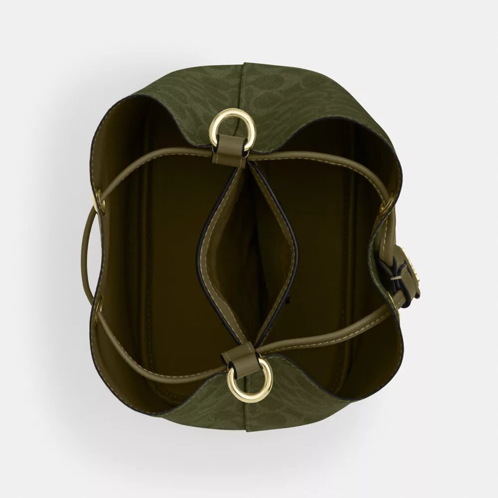 Torba typu bucket Rowan z Signature Canvas
