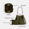 Torba typu bucket Rowan z Signature Canvas