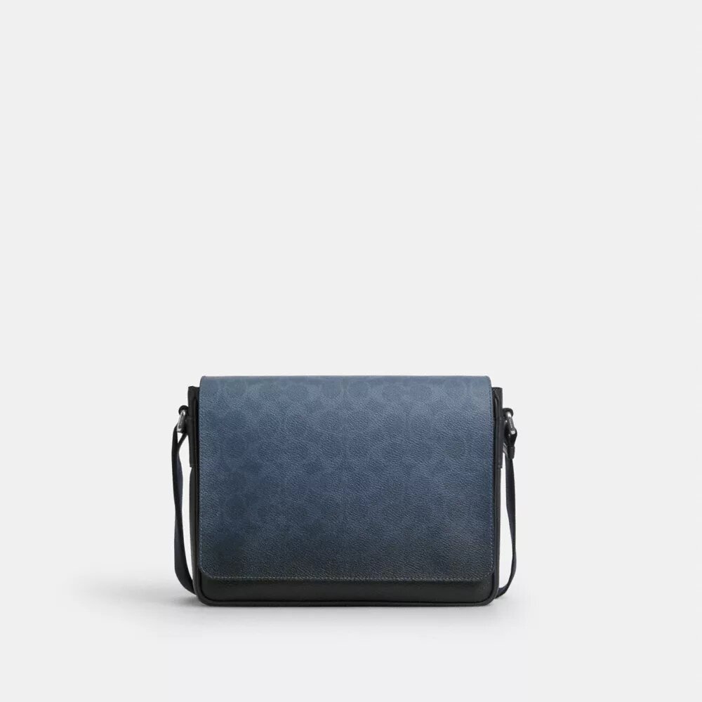Torba typu messenger Jack z Signature Canvas w stylu ombre
