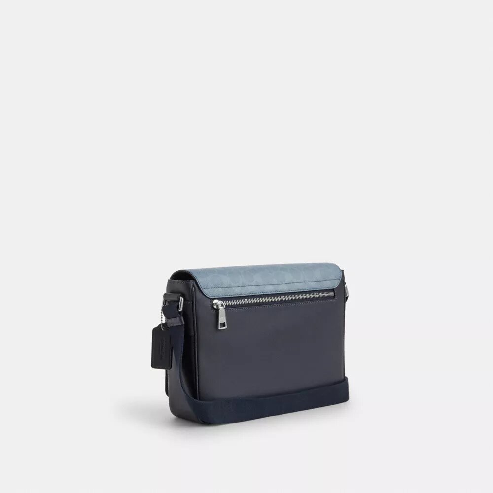 Torba typu messenger Jack z Signature Canvas w stylu ombre