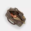 Torba typu satchel „Rowan” z charakterystycznego żakardu z haftem kwiatowym