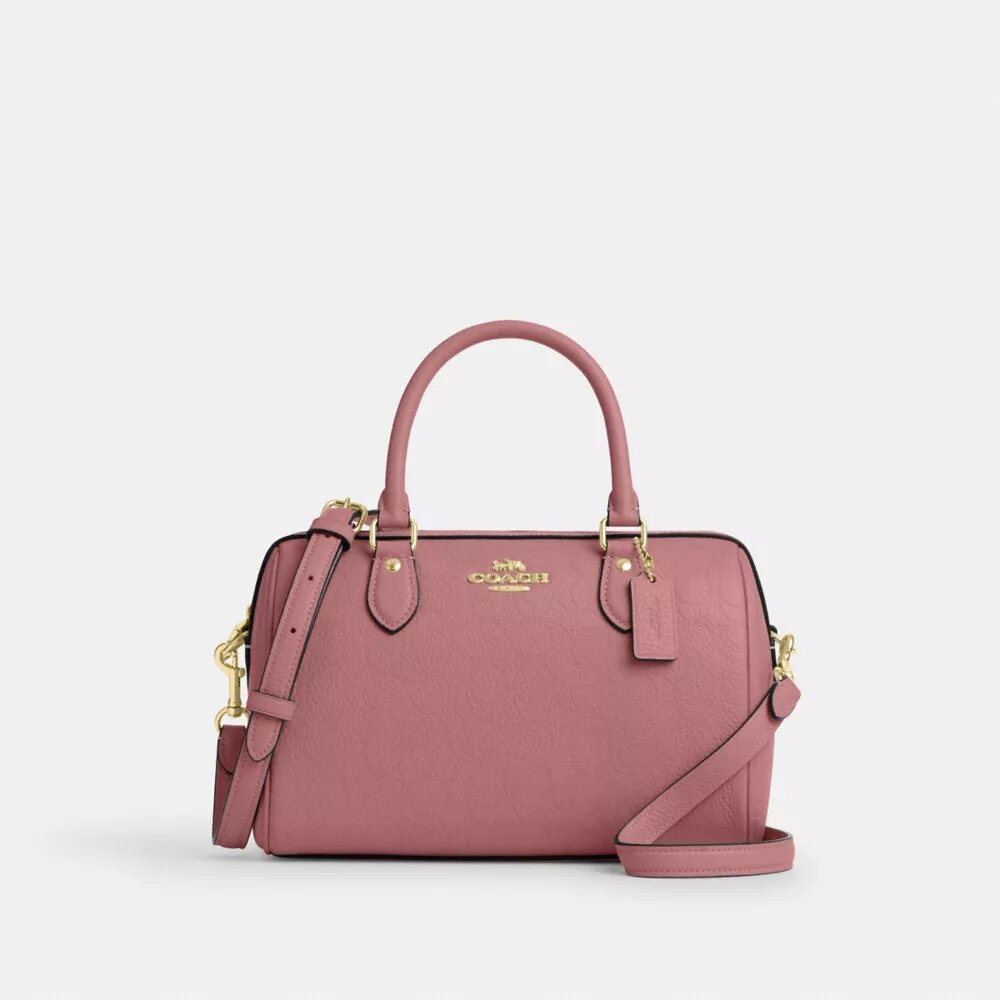 Torba typu satchel Rowan z charakterystycznej skóry