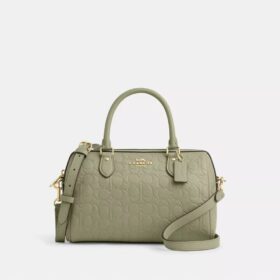 Torba typu satchel Rowan z charakterystycznej skóry