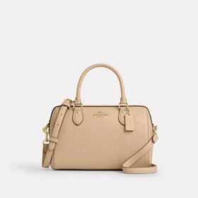 Torba typu satchel Rowan z charakterystycznej skóry