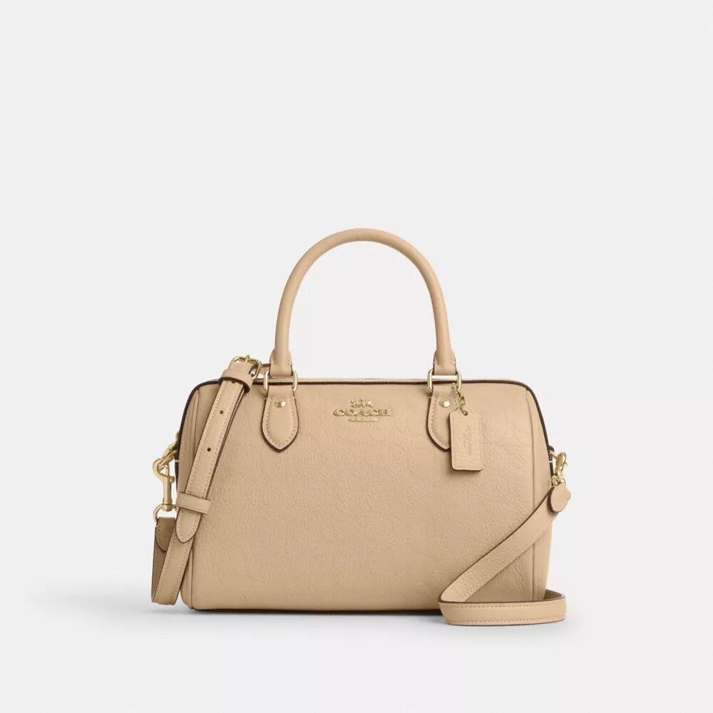 Torba typu satchel Rowan z charakterystycznej skóry
