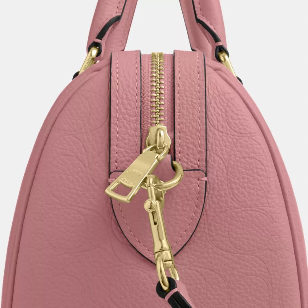 Torba typu satchel Rowan z charakterystycznej skóry