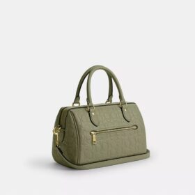 Torba typu satchel Rowan z charakterystycznej skóry