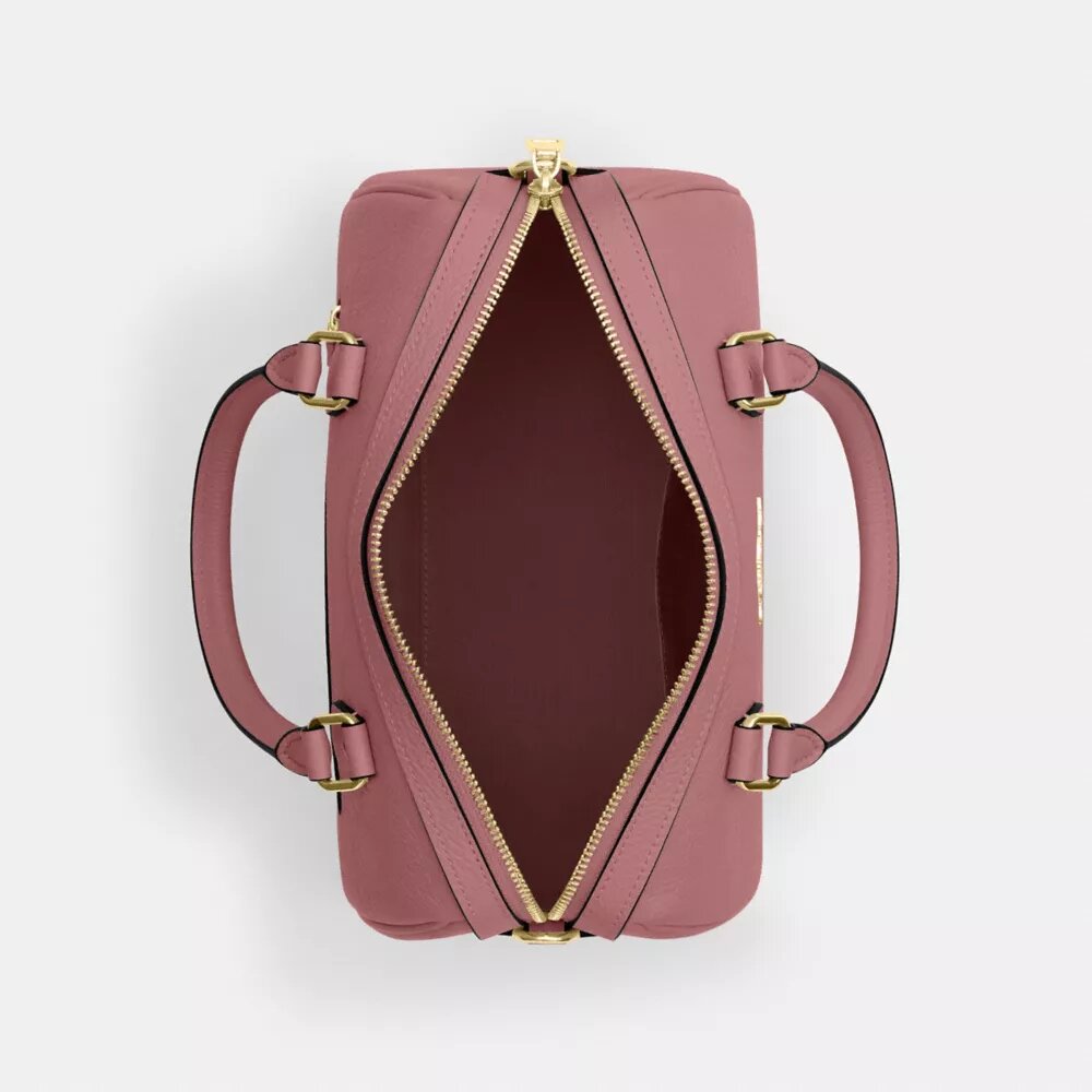 Torba typu satchel Rowan z charakterystycznej skóry