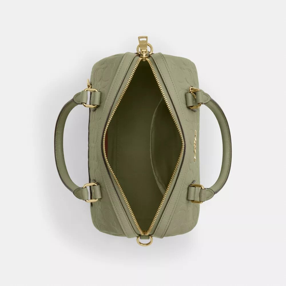 Torba typu satchel Rowan z charakterystycznej skóry