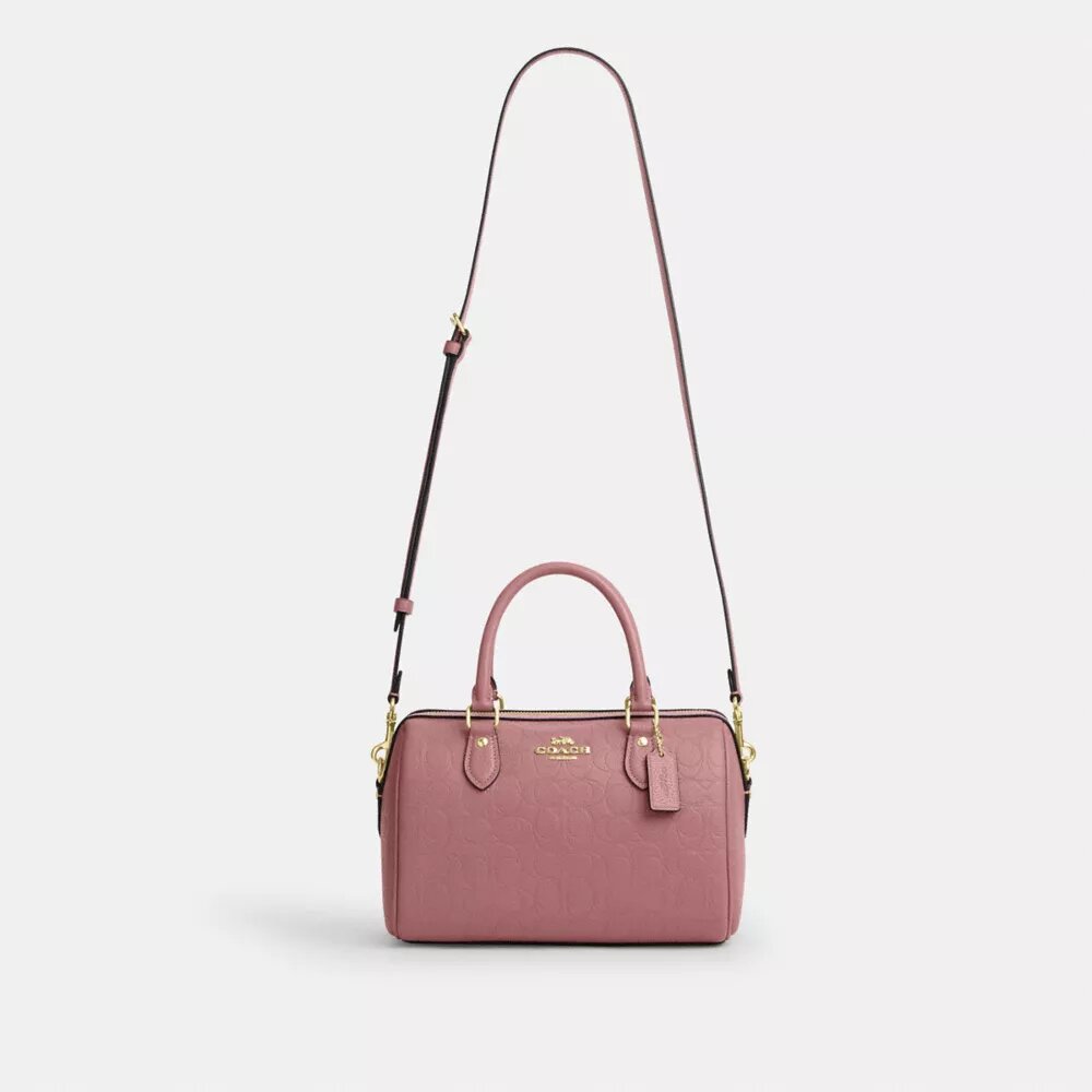 Torba typu satchel Rowan z charakterystycznej skóry