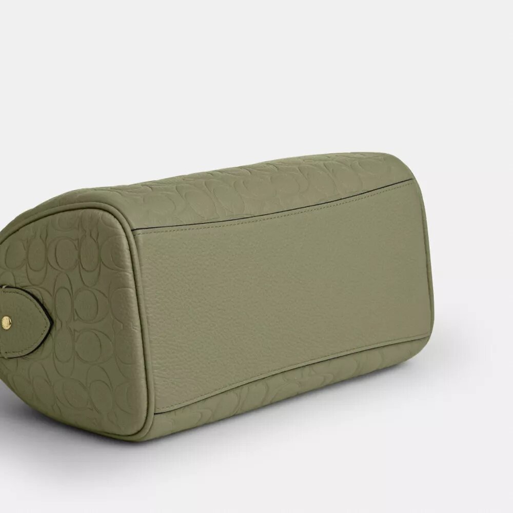 Torba typu satchel Rowan z charakterystycznej skóry