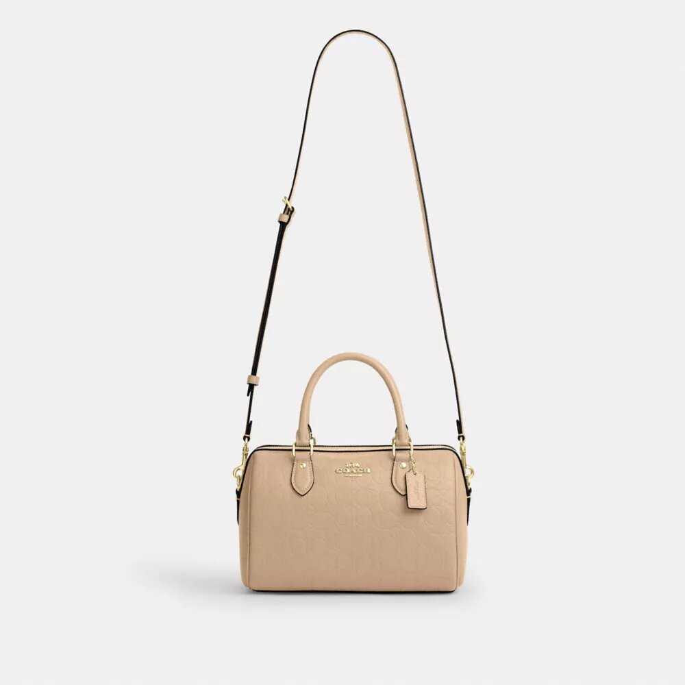 Torba typu satchel Rowan z charakterystycznej skóry