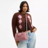 Torba typu satchel Rowan z charakterystycznej skóry
