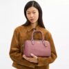 Torba typu satchel Rowan z charakterystycznej skóry