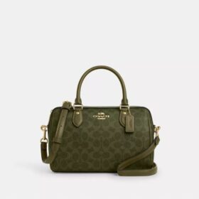 Torba typu satchel „Rowan” z Signature Canvas