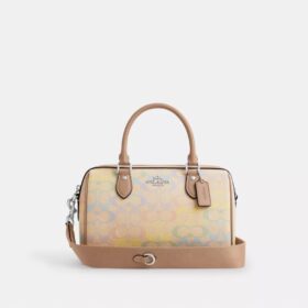 Torba typu satchel Rowan z Signature Canvas
