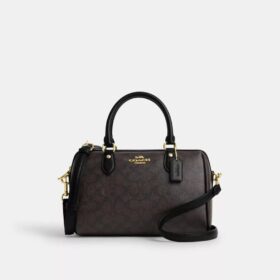 Torba typu satchel „Rowan” z Signature Canvas