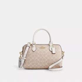 Torba typu satchel „Rowan” z Signature Canvas