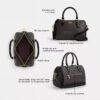 Torba typu satchel „Rowan” z Signature Canvas