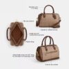 Torba typu satchel „Rowan” z Signature Canvas