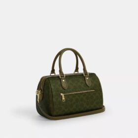 Torba typu satchel „Rowan” z Signature Canvas