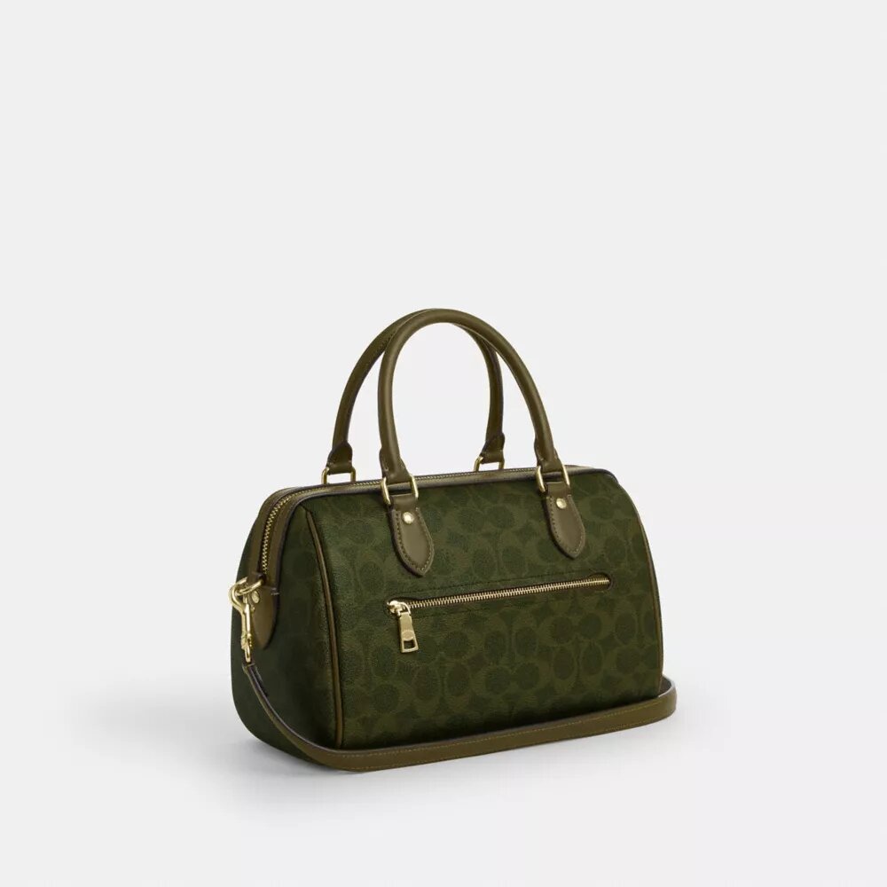Torba typu satchel „Rowan” z Signature Canvas