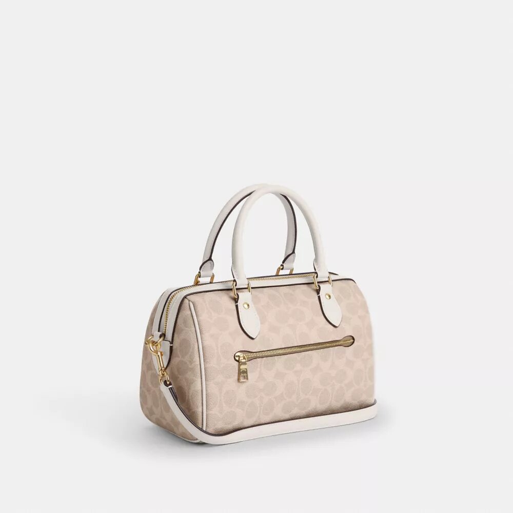 Torba typu satchel „Rowan” z Signature Canvas