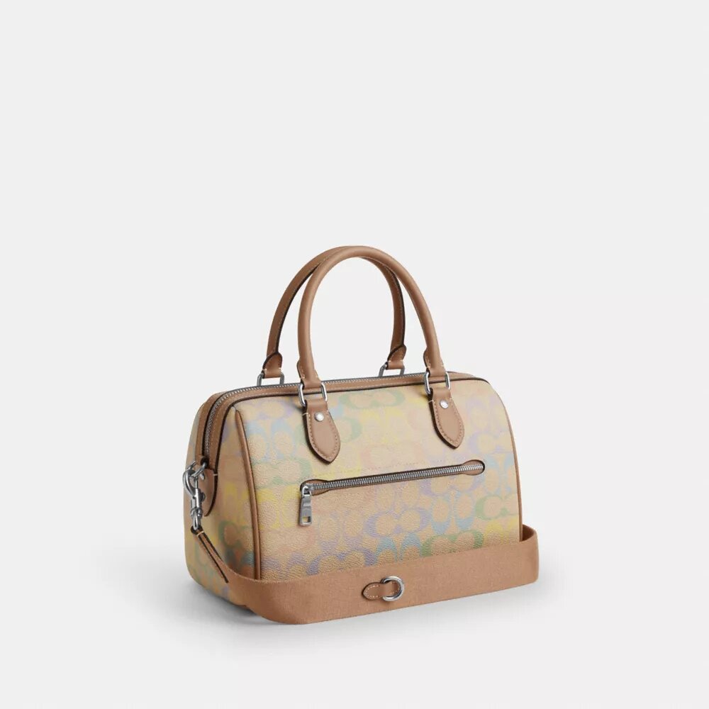 Torba typu satchel Rowan z Signature Canvas
