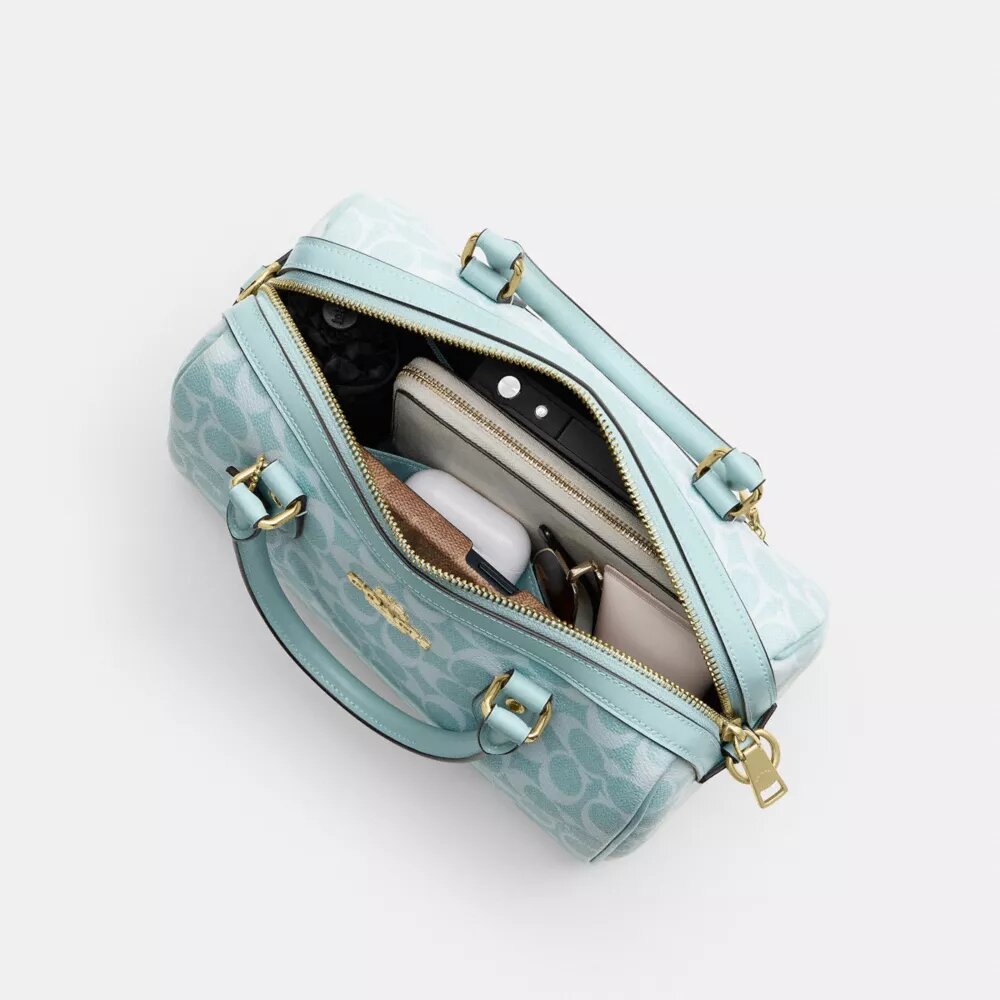 Torba typu satchel „Rowan” z Signature Canvas