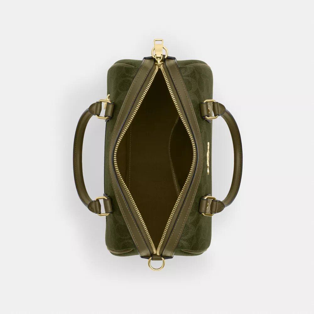 Torba typu satchel „Rowan” z Signature Canvas