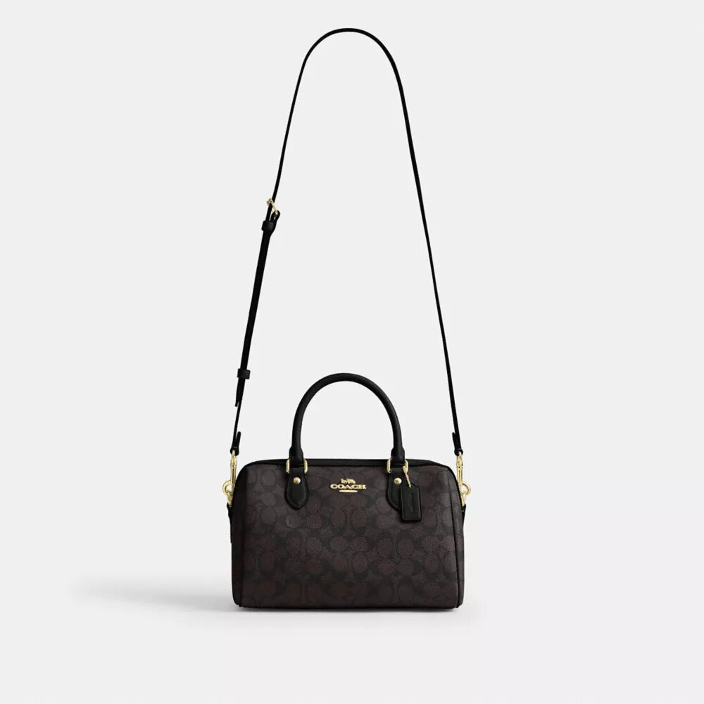 Torba typu satchel „Rowan” z Signature Canvas