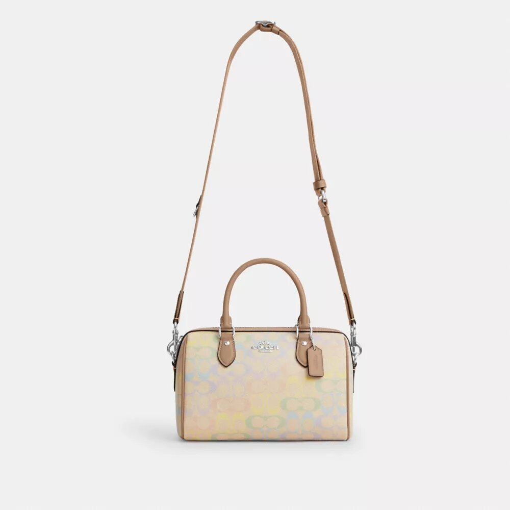 Torba typu satchel Rowan z Signature Canvas